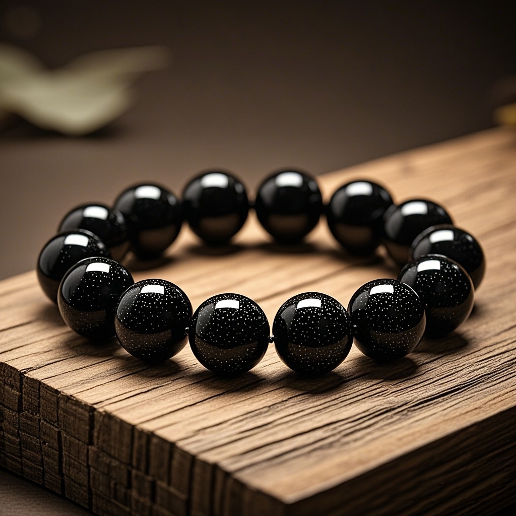 Natural Agate Bracelet Purify Magnetic Field Enhance Fortune